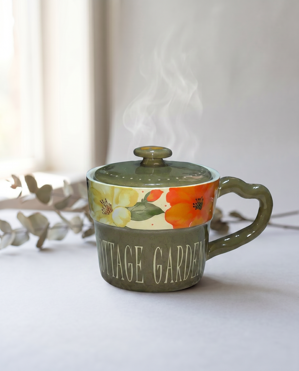 Floral Cozy Mugs