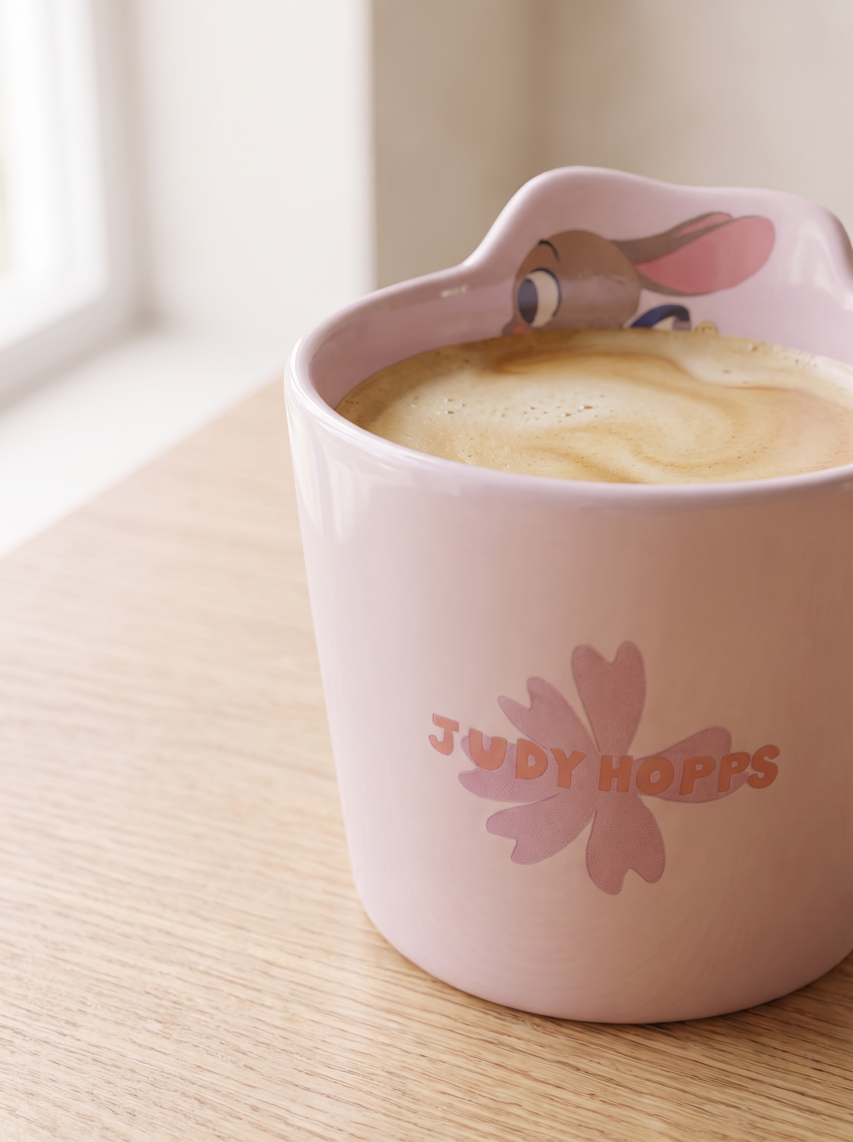 Peekaboo Judy Hopes Ceramic Mug
