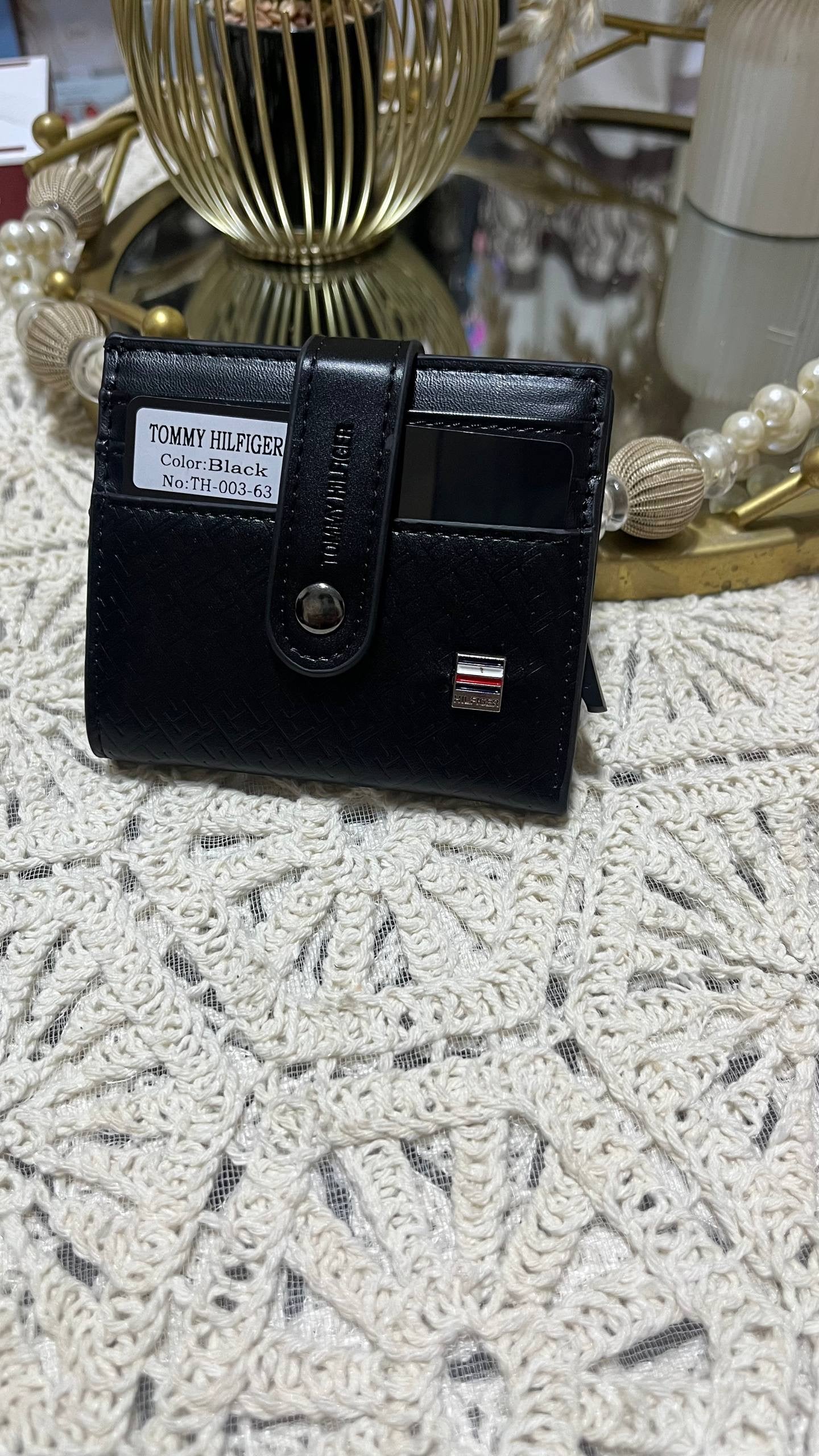 Tommy Style Leather Card Wallet