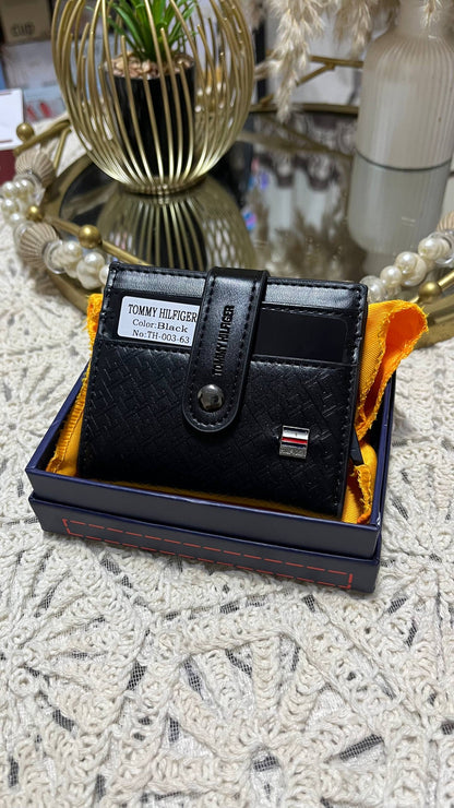 Tommy Style Leather Card Wallet
