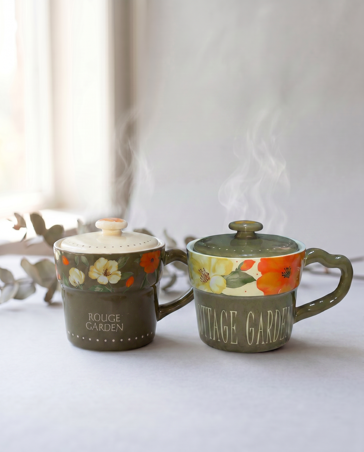 Floral Cozy Mugs