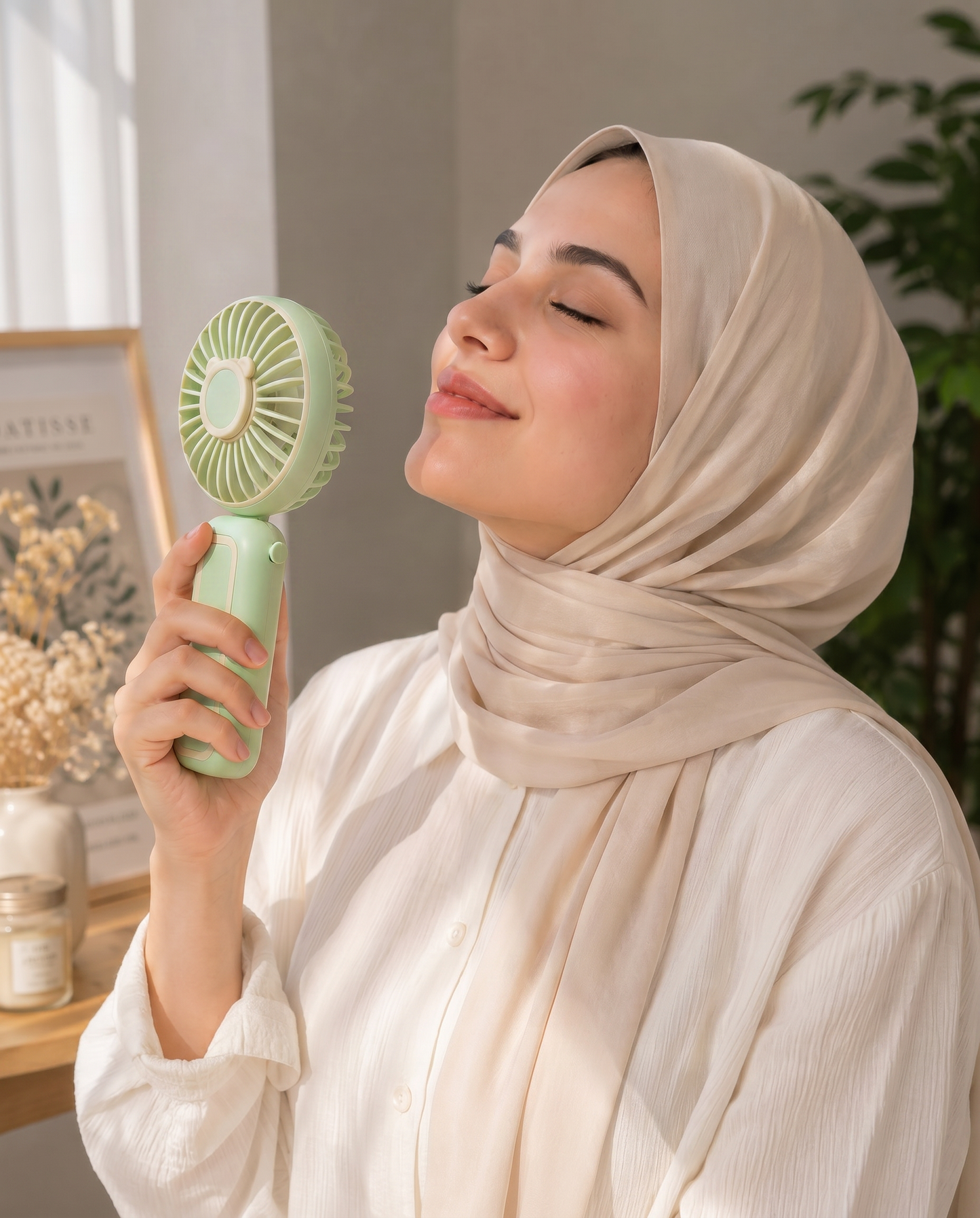 Pastel Pocket Fan