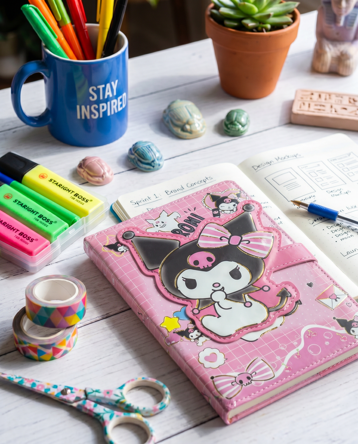 Pink Chaos Notebook