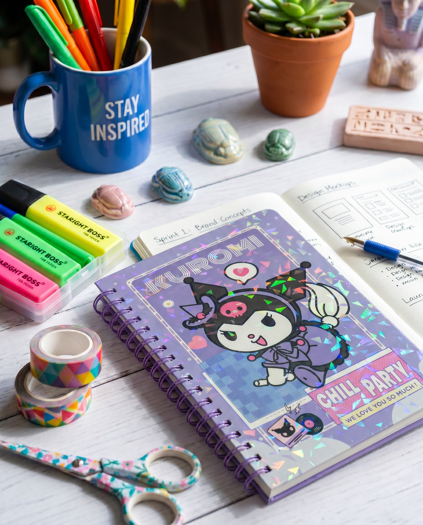 Kuromi Chill Notebook