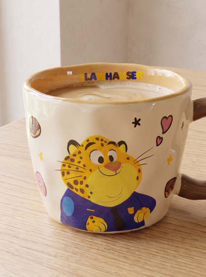 Cheerful Clawhauser Ceramic Mug