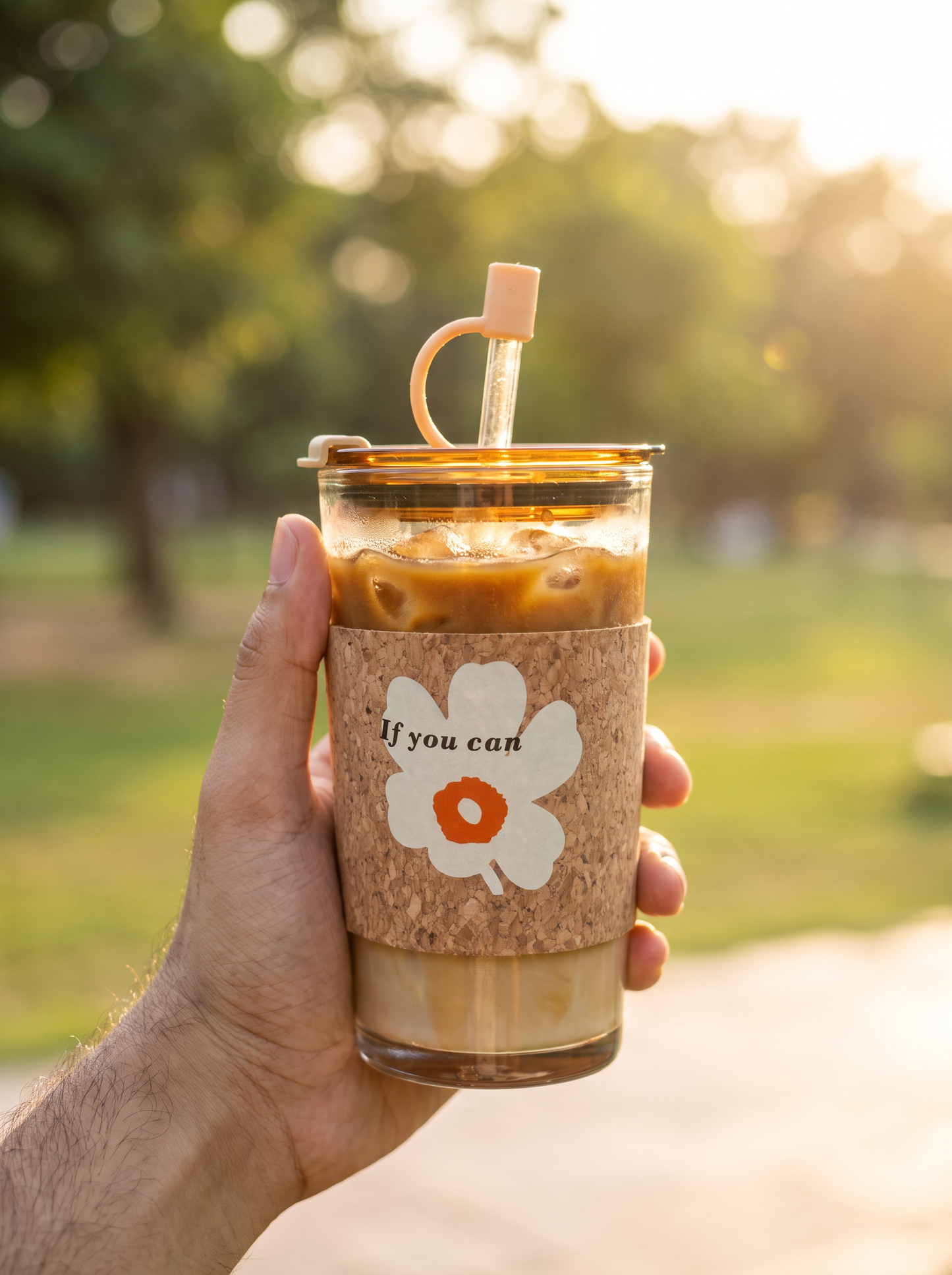 Nature Cork Glass Tumbler