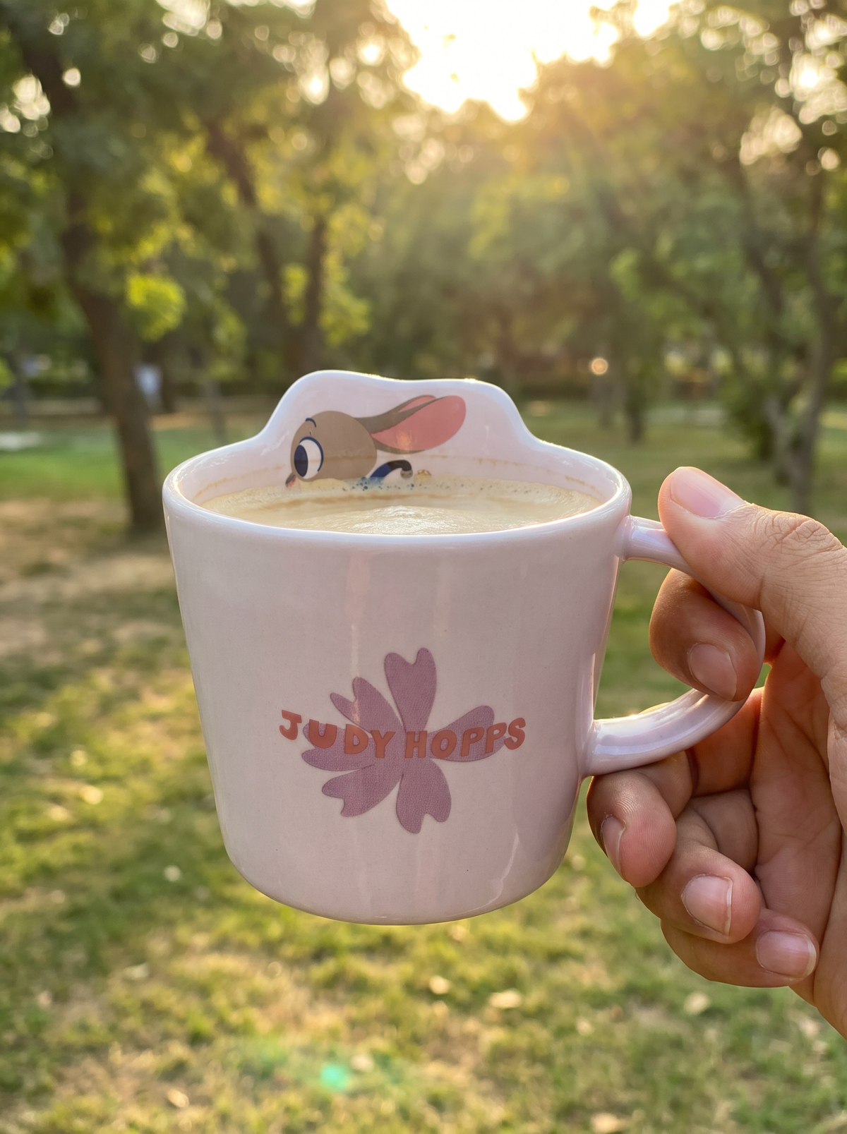 Peekaboo Judy Hopes Ceramic Mug