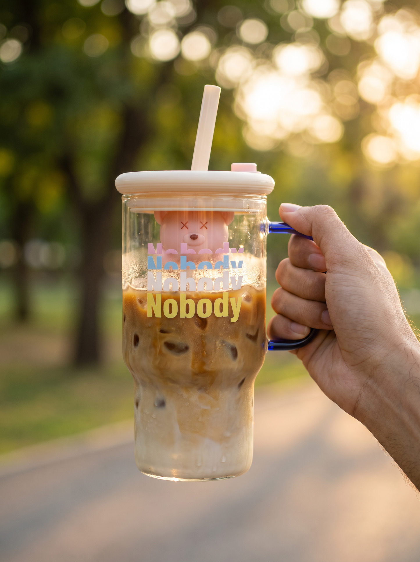 Nobody Glass Iced Coffee Tumbler