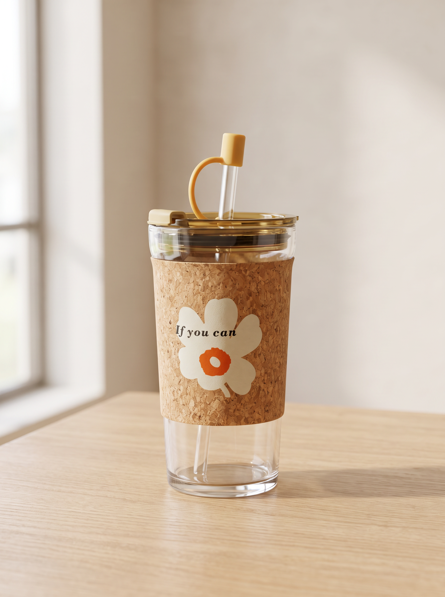 Nature Cork Glass Tumbler
